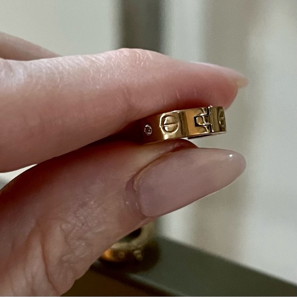 Inspired Love Earrings Mini Hoops - Picture 3 of 6